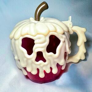 Disney Parks Red Poison Apple Stein Mug Cup Glow in the Dark Snow White
